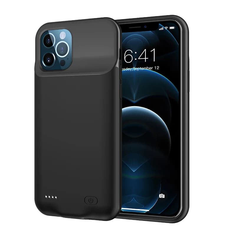 Custodia caricabatteria ultra sottile per iPhone 16 15 14 13 12 11 Pro Max 13 12 Mini X XS Max XR 6 7 8 SE 2 Custodia di ricarica per banca di potere