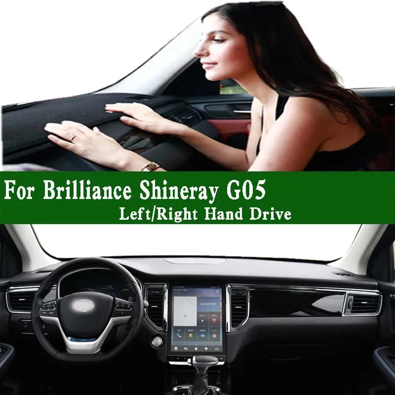 Per Brilliance Shineray SWM G05 S401 SUV Dash Zerbino Cruscotto Copertura Pannello strumenti Protezione solare Isolamento protettivo Anti-sporco Pad