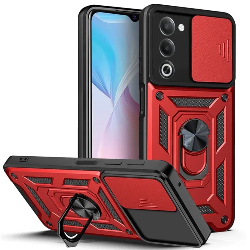 Per OPPO A5 5G A5i Pro A5X Custodia per armatura antiurto per fotocamera OPPO A5 5G A5X A5i Pro Anello di supporto magnetico per auto Proteggi la copertura