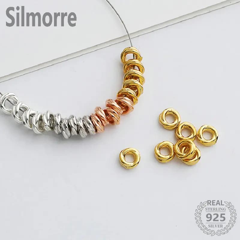 10 pcs 925 Sterling Silver 3/4.2mm Round Braided Amethyst Beads For The FAI Bracelet That Makes Fine Jewelry Find