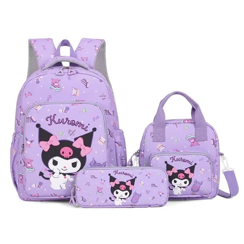 New Backpack Hello Kitty Sanrio, Cartoon Lightweight Bag, Large Capacity Bag for Women, Kawaii Travel Bag