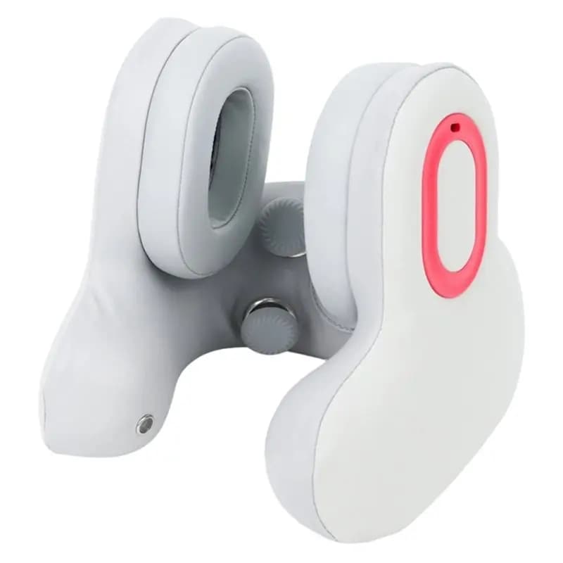 AWAH Cuscino per il Collo 3 in 1, Cuscino da Viaggio Riscaldato, Massaggiatore per il Collo in Memory Foam, Cuscino per Aereo