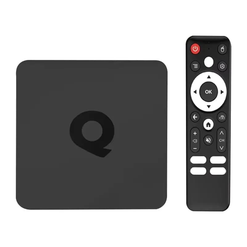 DIGIT-ATV H313 Dual Wifi 2.4G and 5G Smart TV-Box Android 10.0 HD 4K Video Quad-Core Set Top Box Media Player 2GB/16GB EU with Spina EU