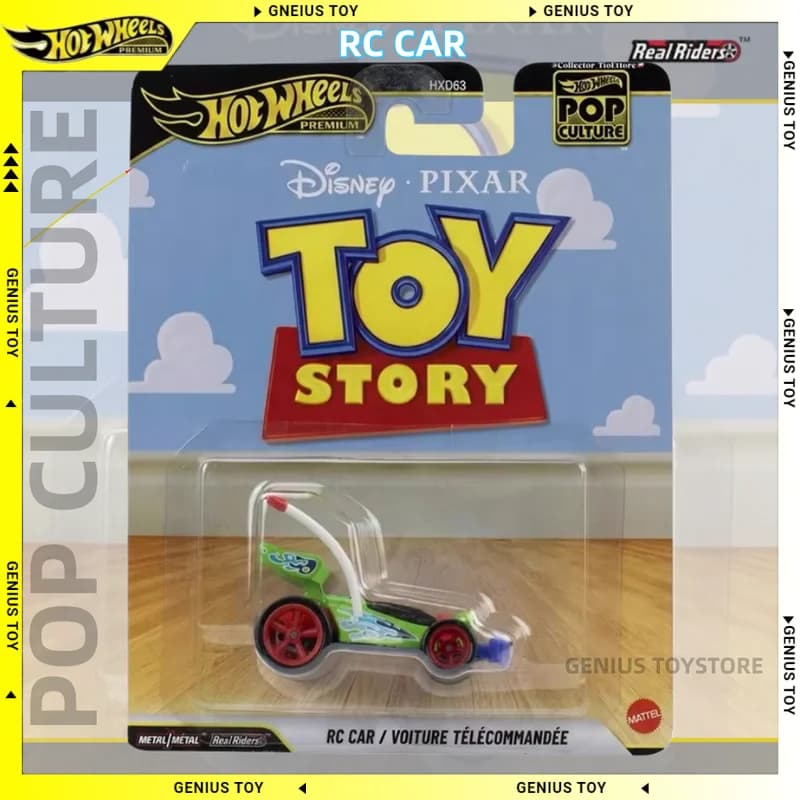 Hot Wheels Premium 2026 Pop Culture Toy Story Auto RC 1:64 Modellino in Metallo Pressofuso Veicolo da Collezione Giocattoli Regalo