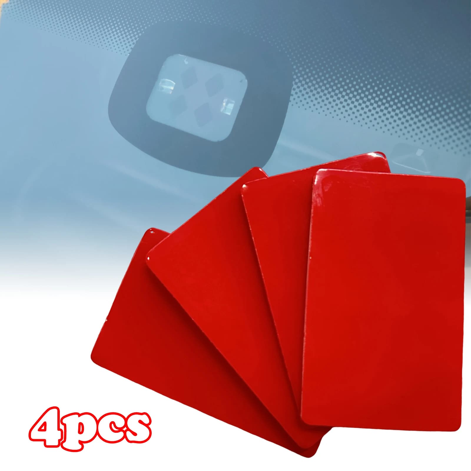4 pz Auto Parabrezza Anteriore Finestra Sensore di Pioggia Colla di Vetro Adesivi Parti Tergicristalli Per Auto Pellicola Sensibile Pad Per Universale TOYOTA BMW