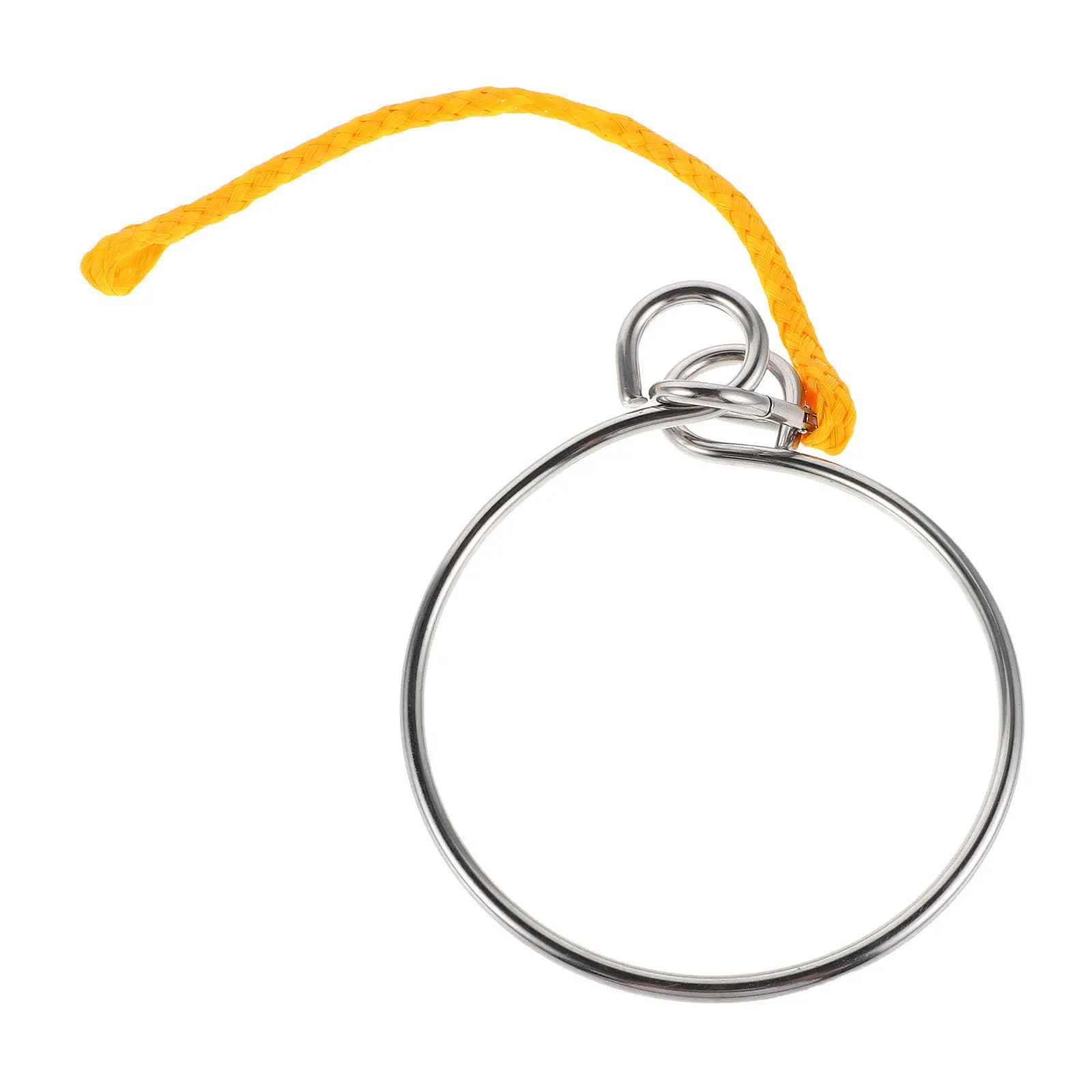 Stainless Steel Anchor Ring Retrieval System Marine Grade Rope Set for Yacht Boat Anchoring