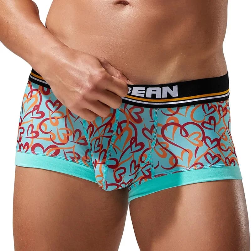 2025 nuovo modello di biancheria intima da uomo boxer tascabili monostrato poliestere confortevole biancheria intima sottile D250210