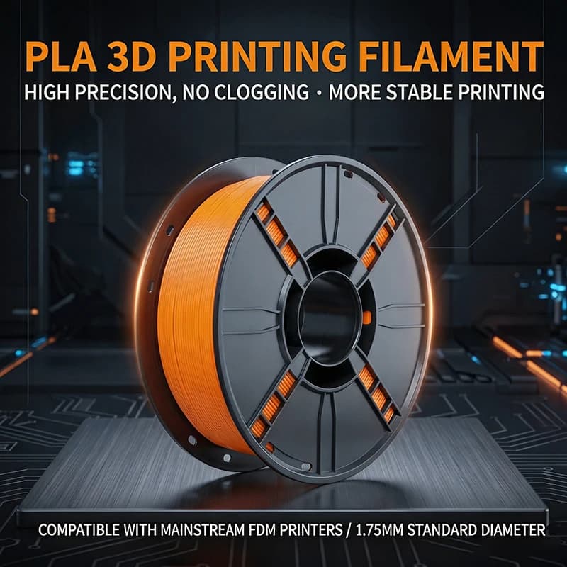 PLA Filament 1.75mm 250g Small 3D Printer Filament Spool with ±0.02mm Accuracy for FDM Printers Test Printing Color Testing