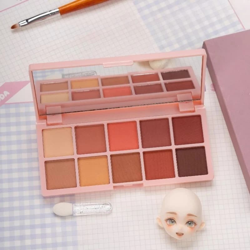 Vassoio per Polvere Colorante per Bambole in Argilla, Strumento Fai-da-Te per Modellare Viso e Corpo di Personaggi Anime, Materiali per Artigianato