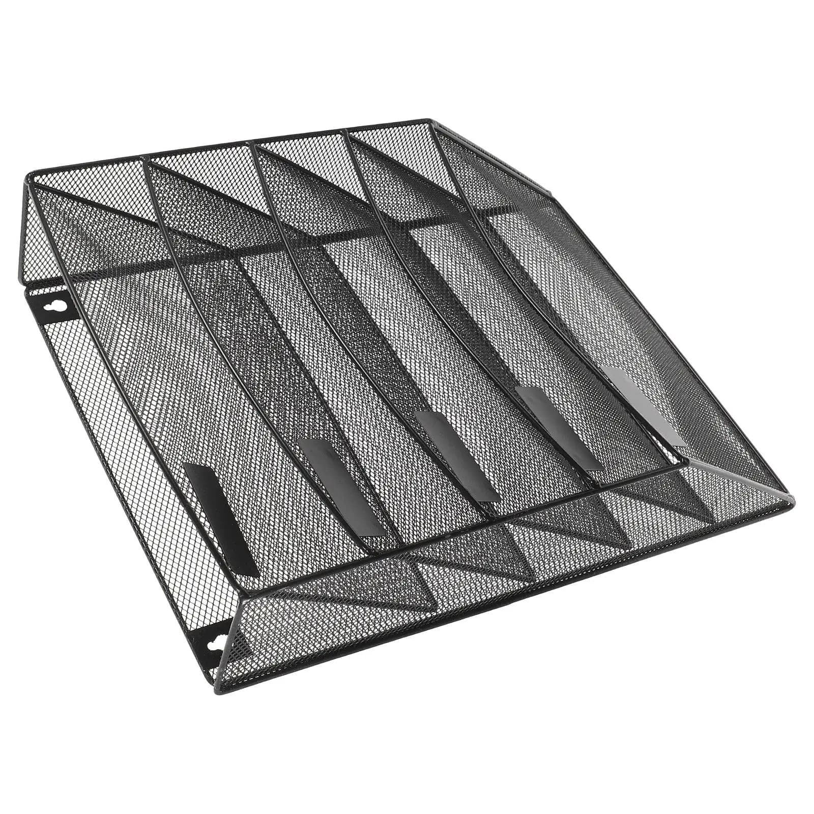 Wall-Mounted Mesh Literature Rack for Office Organizing Magazines Books Files Reports Folders Pamphlets Catalogs Documents