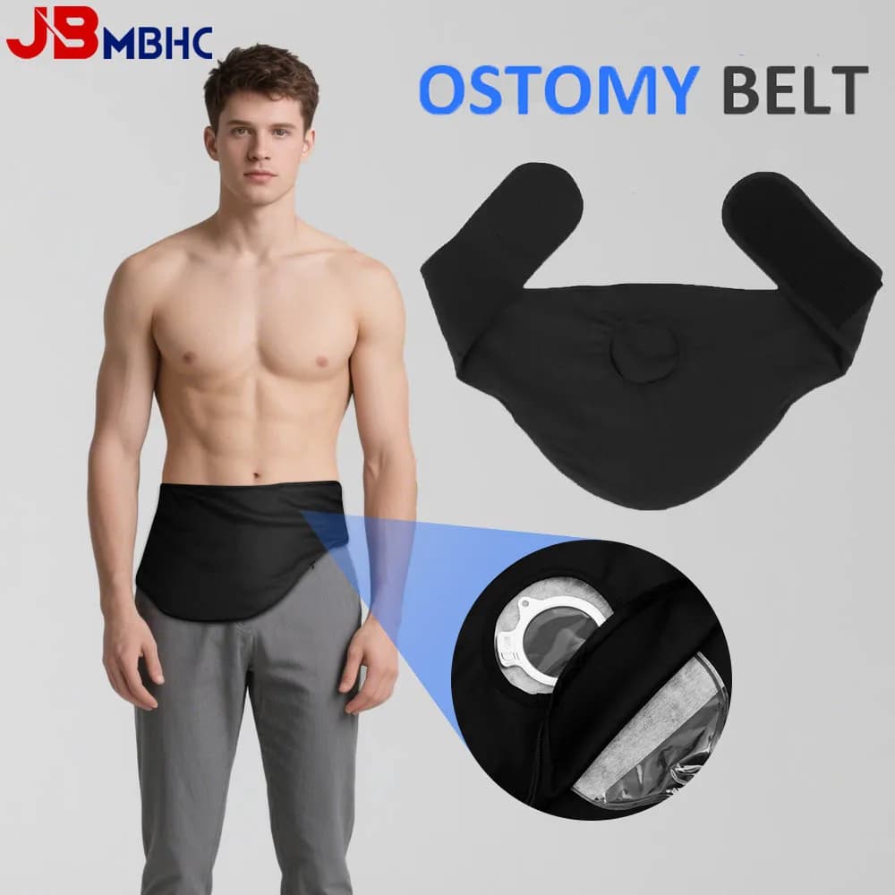 Portable Ostomy Belt for Men Women Ileostomy Wrap Belt Ostomy Support Belts Colostomy Ostomy Bag Covers for Sports or Daily Life