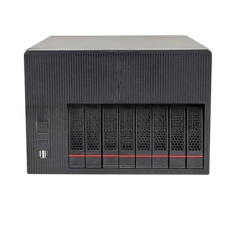 Server NAS Barebone a 8 Bay per HDD con Scheda Madre N5105 4*2.5Gbe, 32G RAM DDR4, per Archiviazione Dati Casa e Ufficio