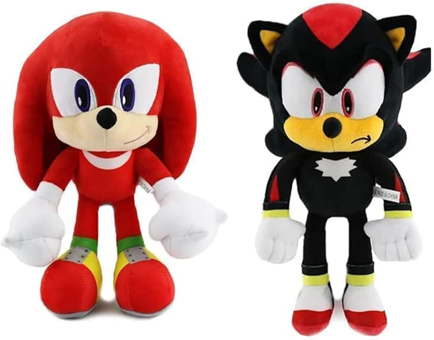 2 Bambole Morbide in Peluche, Cuscini a Forma di Animali, Giocattoli Coccolosi Regalo per Bambini