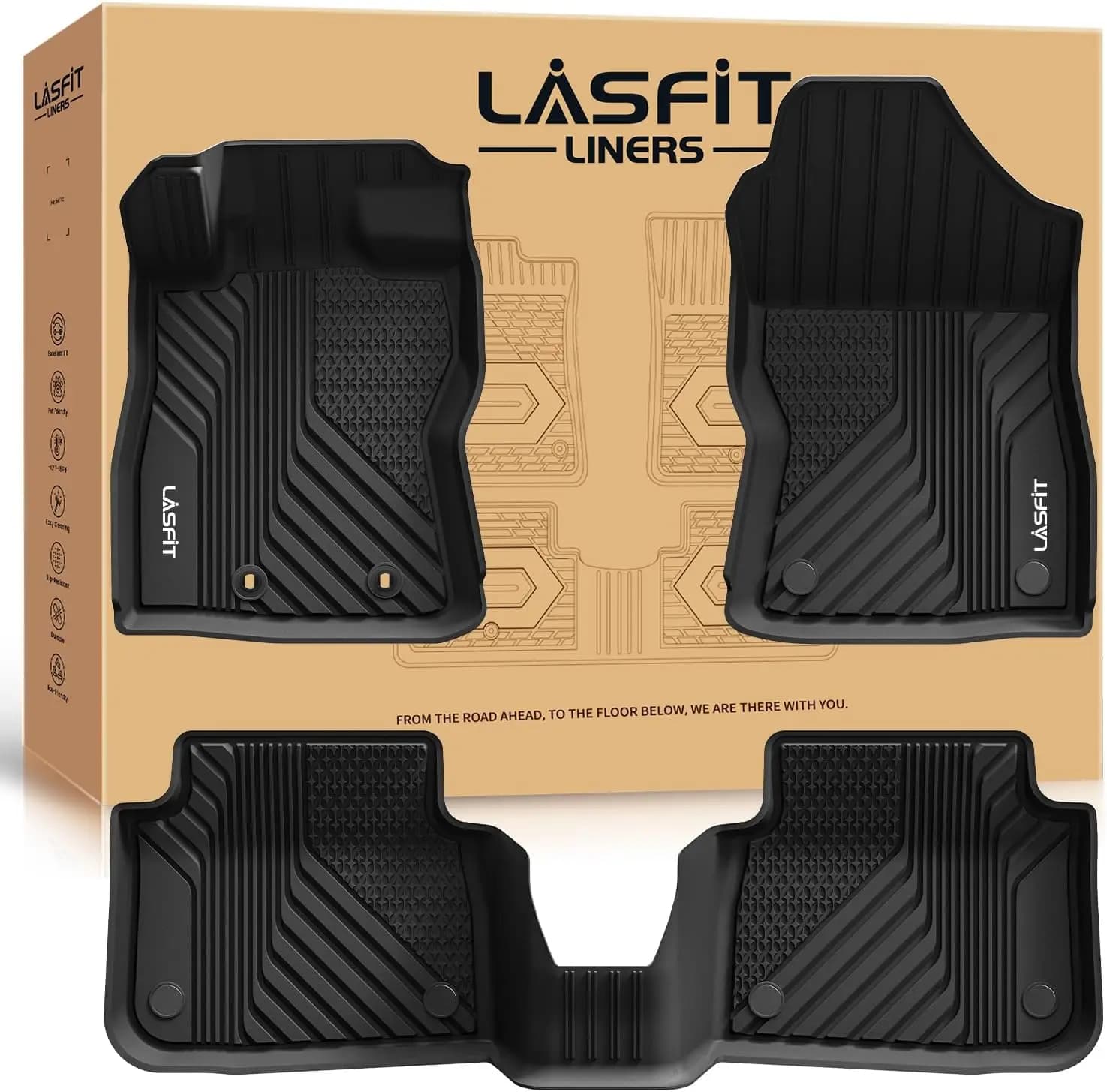 Tappetini per tutte le stagioni per Subaru Crosstrek e Impreza 2026-2024, rivestimenti personalizzati in TPE resistenti, accessori auto