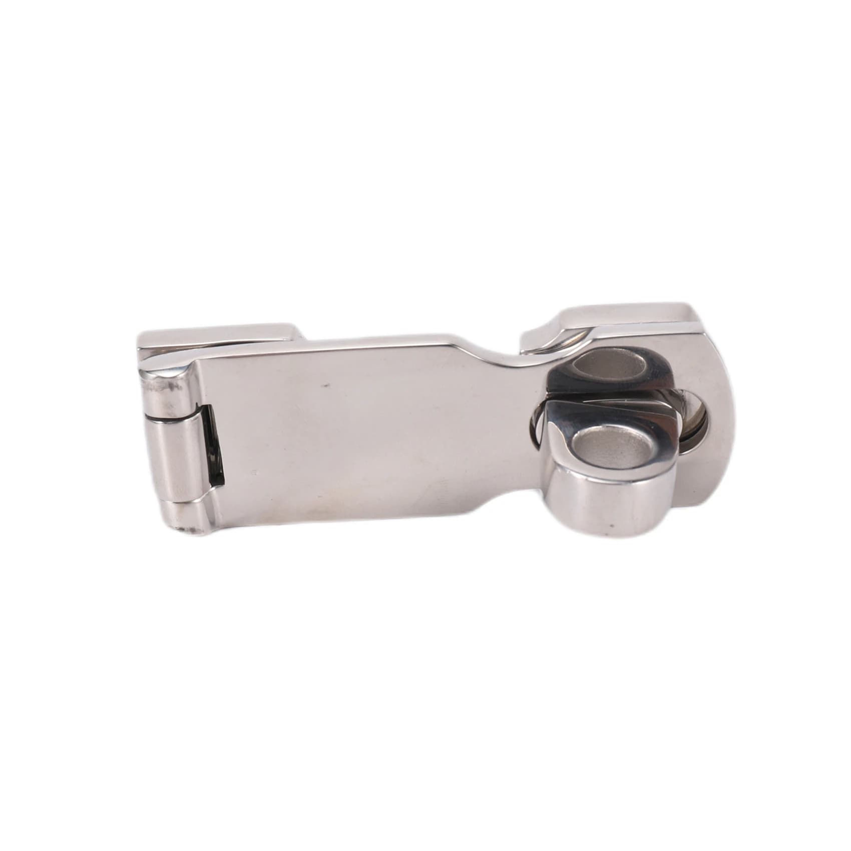 N04R 2X Fibbia Marina Girevole a 360 Gradi in Acciaio Inossidabile 316, 75 x 25, per Porta Cabina RV, Yacht, Ancoraggio Speciale per Sedile Barca