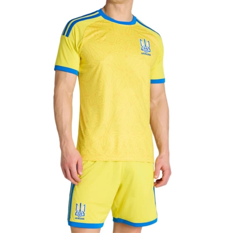 New Set Football Ukraine 2026: Shirt and Shorts for Boys - Men's Breathable Sports Kit