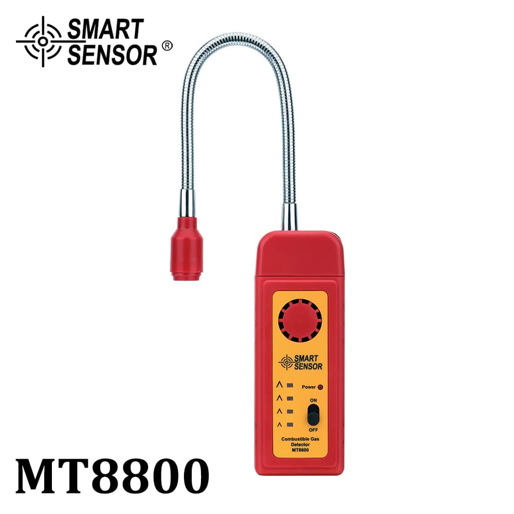 Natural Gas Leak Detector Combustible Gas Smoke Analyzer High Sensitivity Gas Leaking Tester Location Tester Sound Light Alarm