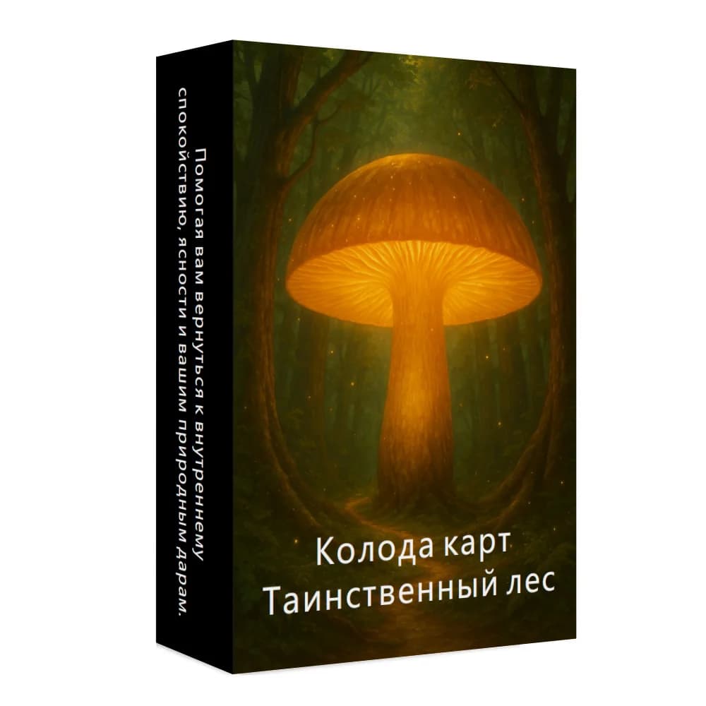 Carte Oracle Misteriose Forest Insight in lingua russa, mazzo da 48 pezzi per la pace interna, supporto emotivo e meditazione, 12x8 cm
