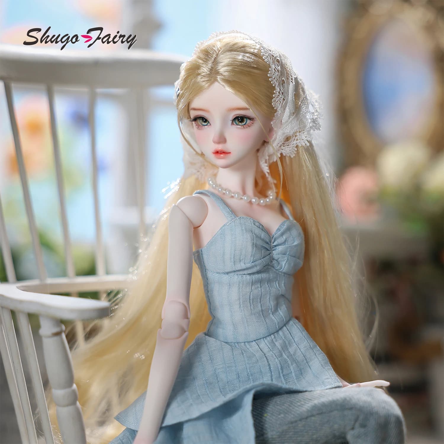 Sano C Bjd Doll 1/4 Bariy Francese Vintage Maiden Anime Girl Jeans svasati Giocattoli congiunti originali Fullset ShugaFairy