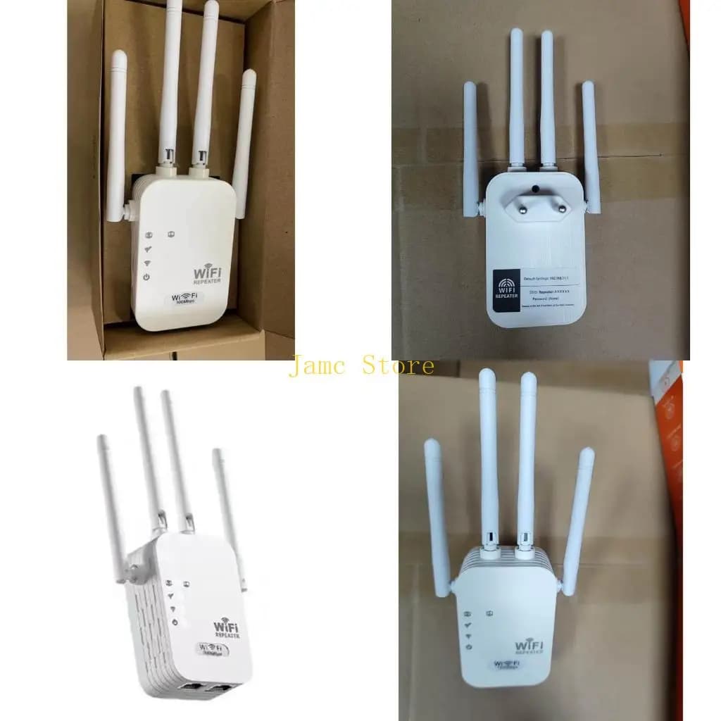 LX0B Router ripetitore WiFi 2 in 1 Ripetitore wireless 2.4Gz Router WiFi con amplificatore estensione del segnale ampia