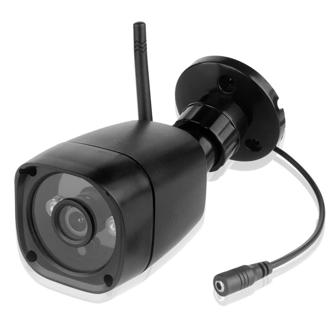 Monitor per bambini con telecamere wireless digitali TFT da 7 pollici 2.4G, sistema di sicurezza DVR quad 4CH con visione notturna IR, 1 telecamera