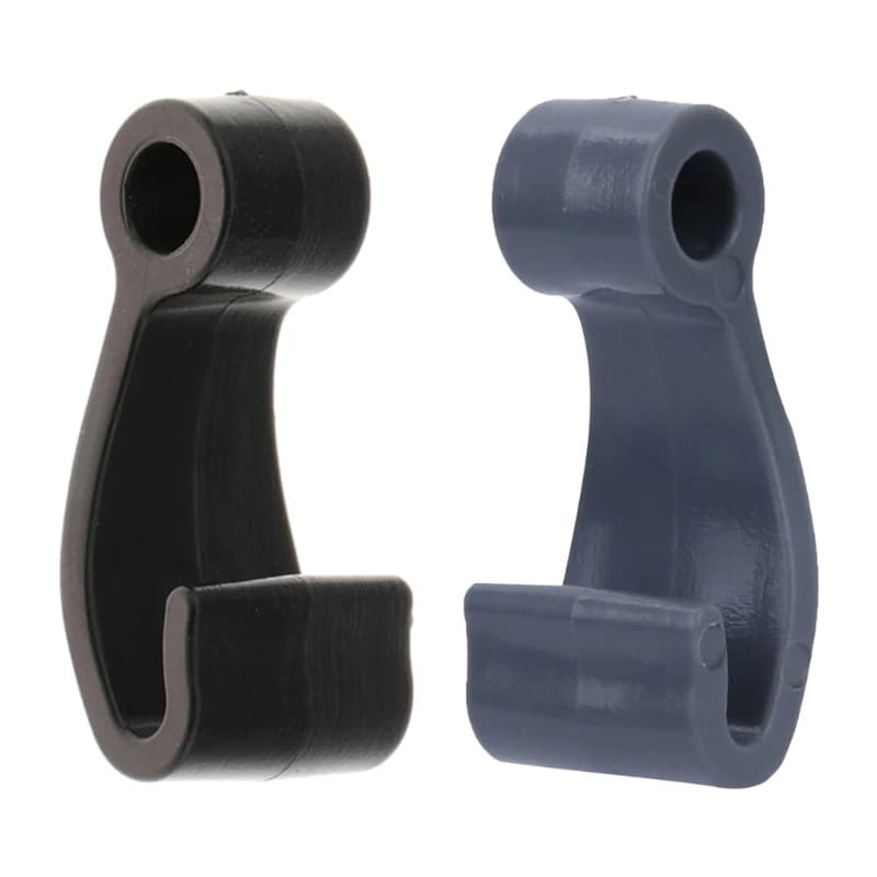 YD61 6 pezzi ganci a forma J per kayak ganci elastici in plastica chiusura a scatto ganci per corda clip per kayak canoe
