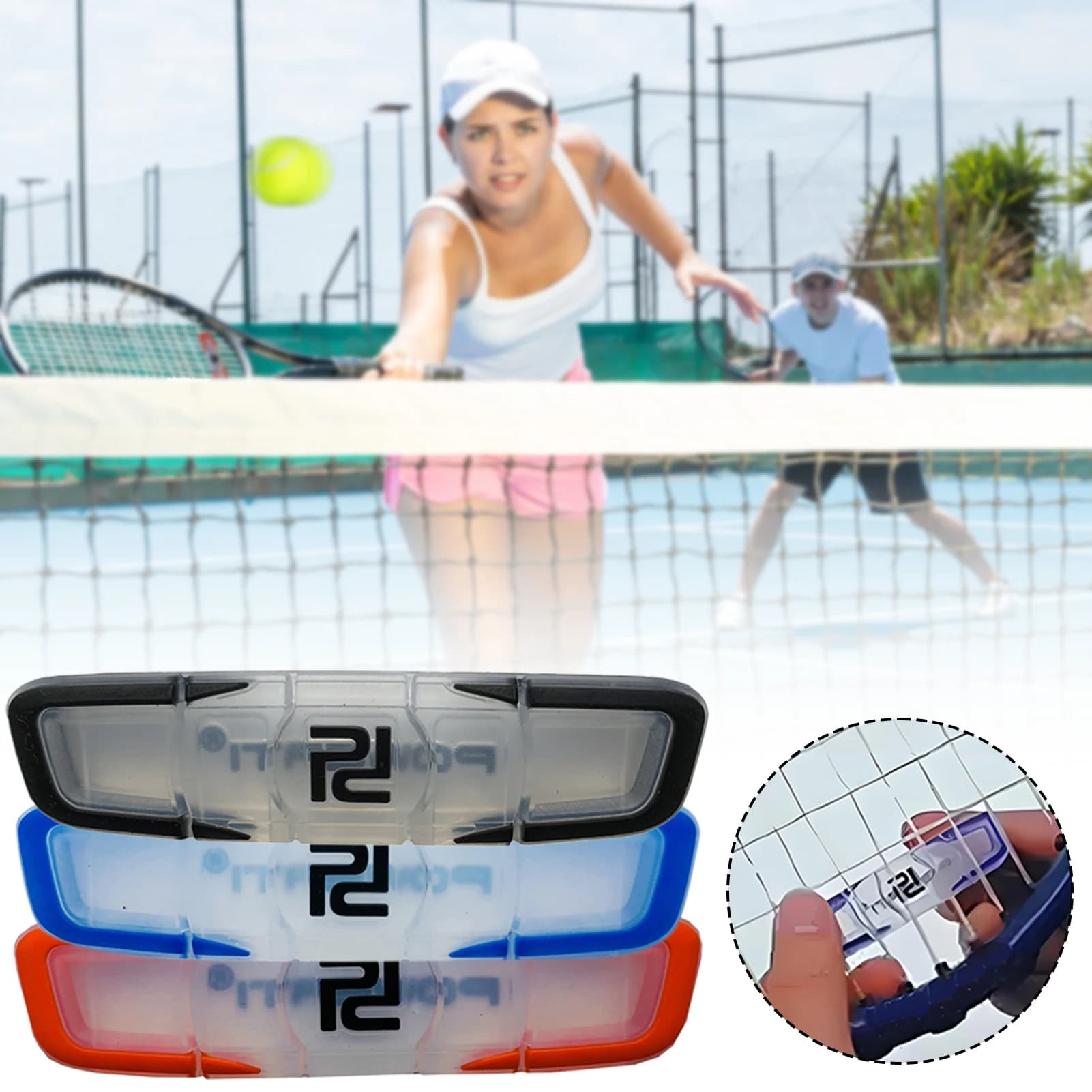 Tennis Rack Pads Fun Tennis Vibration Shock Absorber for Tennis Training