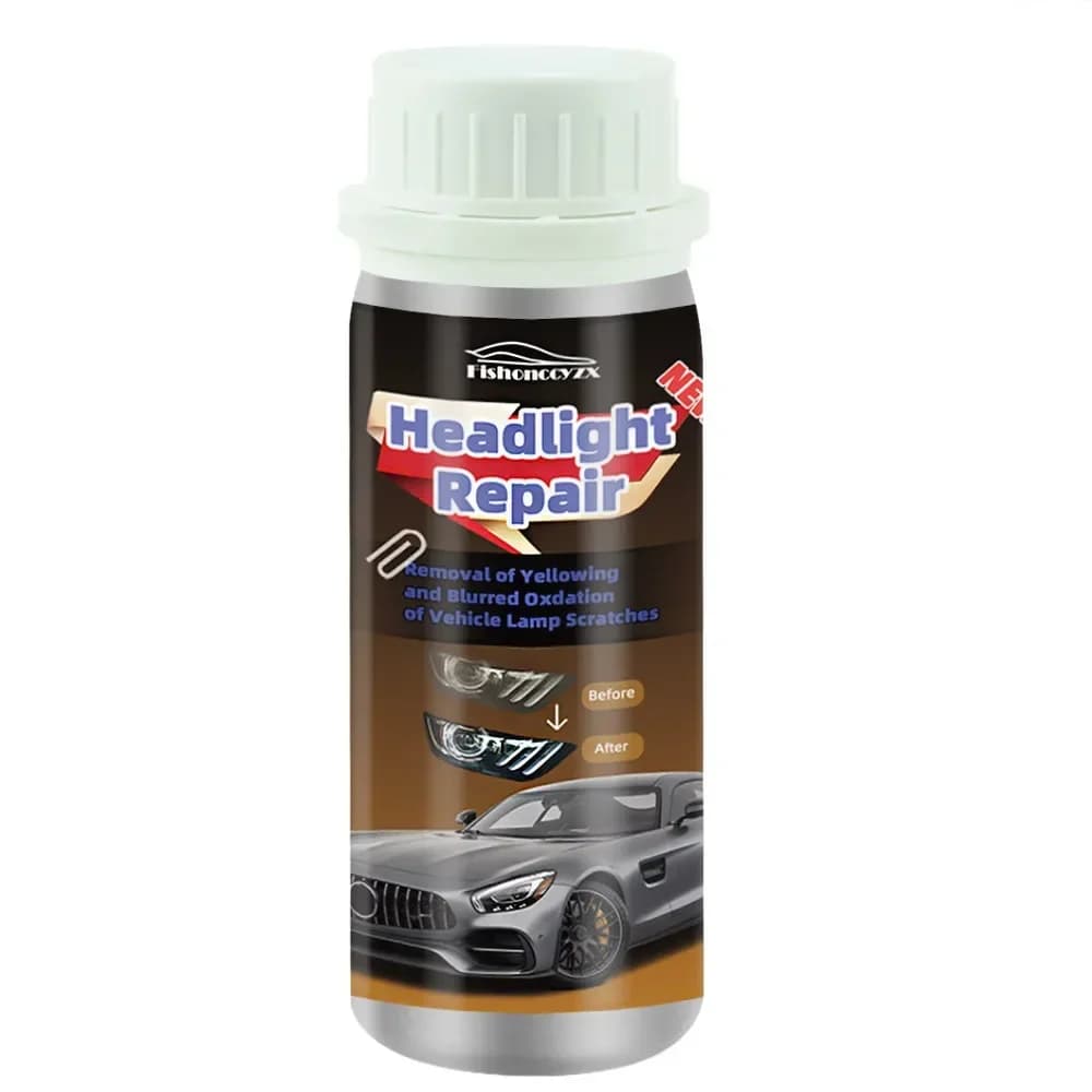 Kit di lucidatura chimica per fari polacchi da 100 ml Fluido per riparazione polimerica liquido per fari Kit di ripristino fari per auto