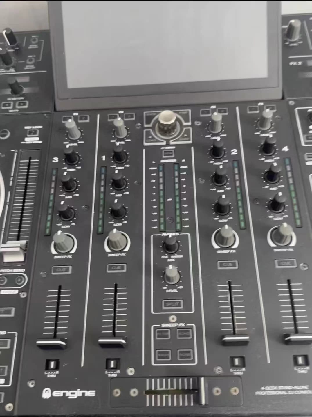 Controller All-in-One Denon Prime4+ P4 Usato con 4 Canali, Lettore USB, Controller Digitale per DJ e Software Serato