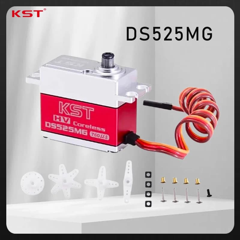 KST DS525MG 7.5kg 8.4V 0.04sec HV Servomotore digitale con ingranaggi in metallo per modello RC UAV Auto Barca Robot Braccio Elicottero Parti di aerei