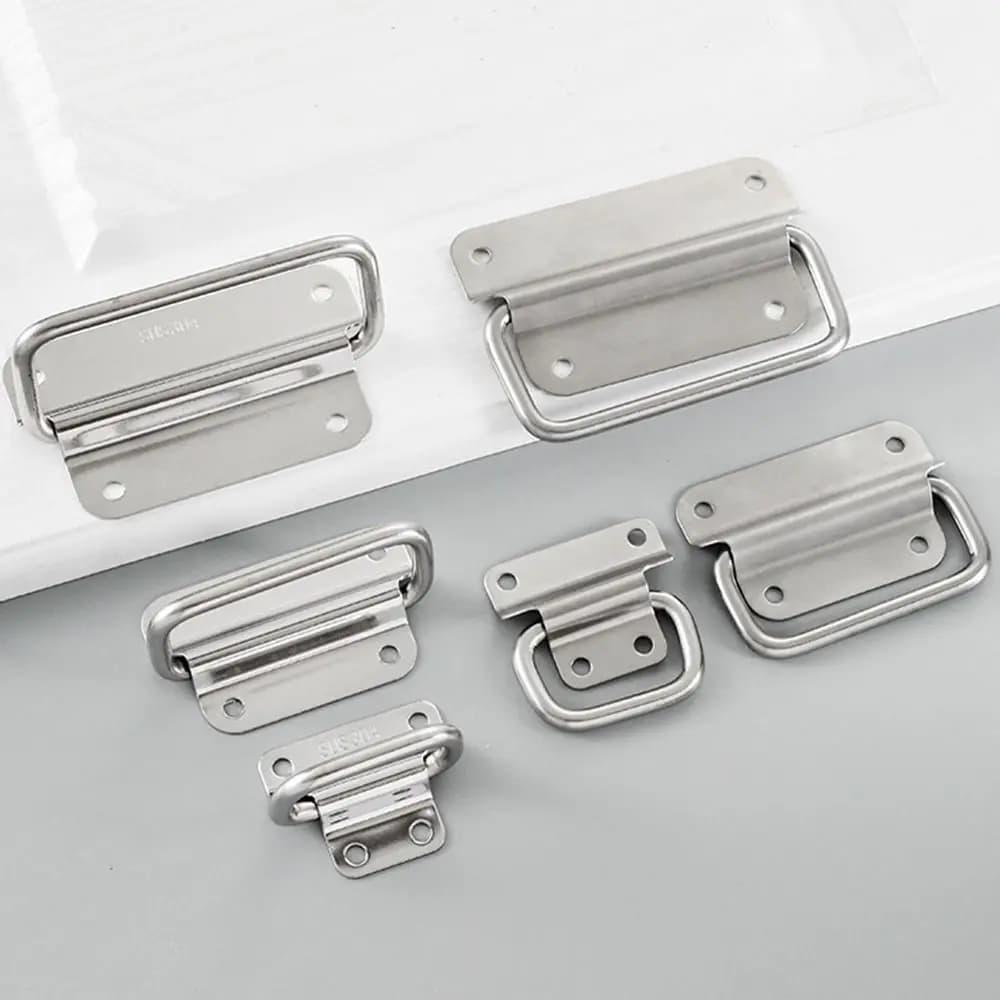 Maniglia per Armadio in Acciaio Inossidabile 201/304 con Viti, Maniglia per Cassetti e Grandi Porte, Accessorio Hardware per Mobili