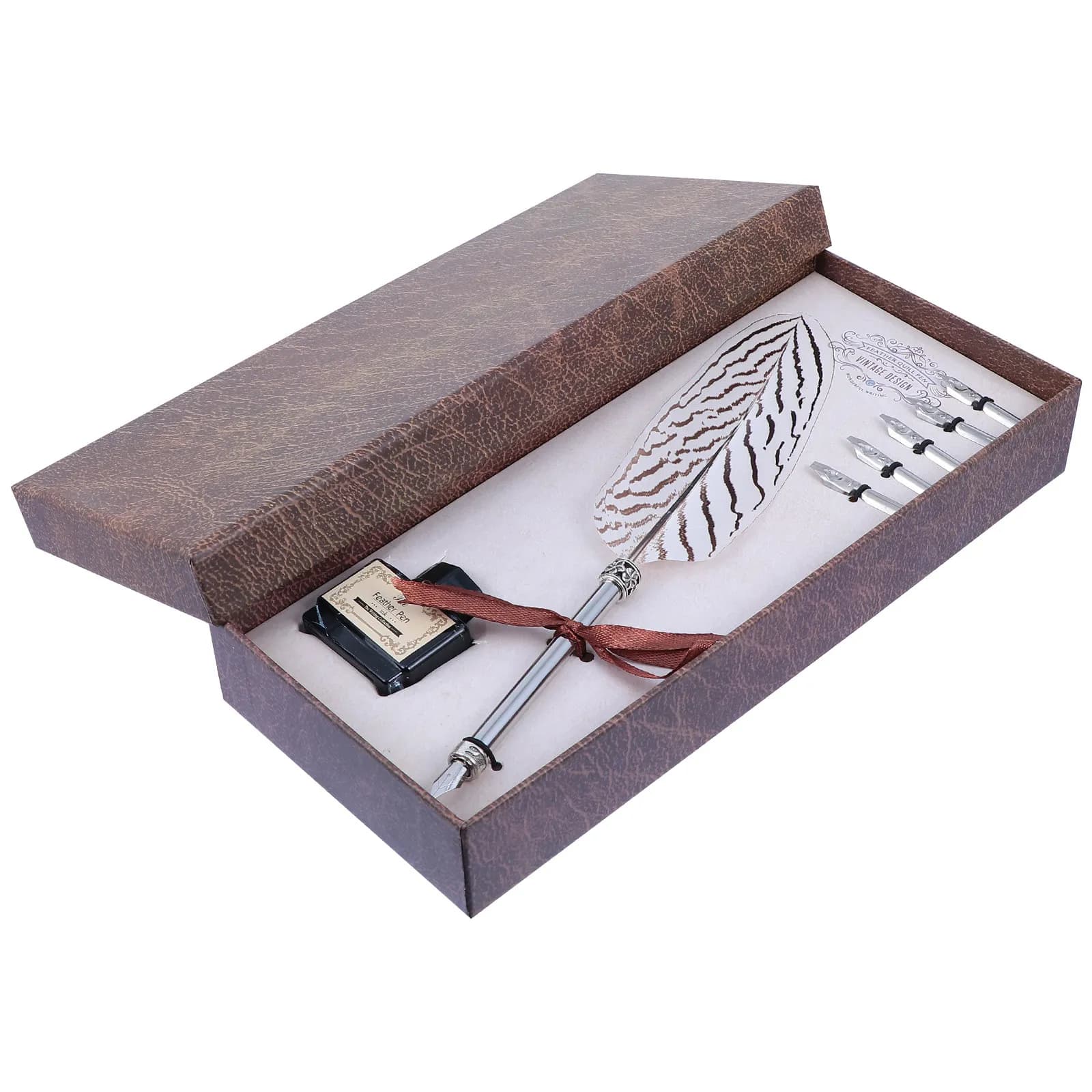 1Set Dip Pen Gift Set Style Smooth Writing Drawing Calligraphy Practice Tool for Students Kids Adults