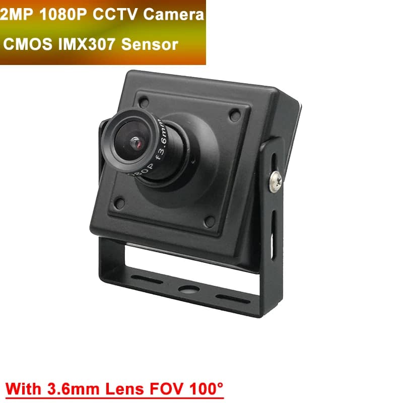 HD 1080P MJPEG CMOS IMX307 Mini USB Case Camera 2.0 Megapixel Security Webcam Objective 3.6-12mm USB Webcam for PC Laptop