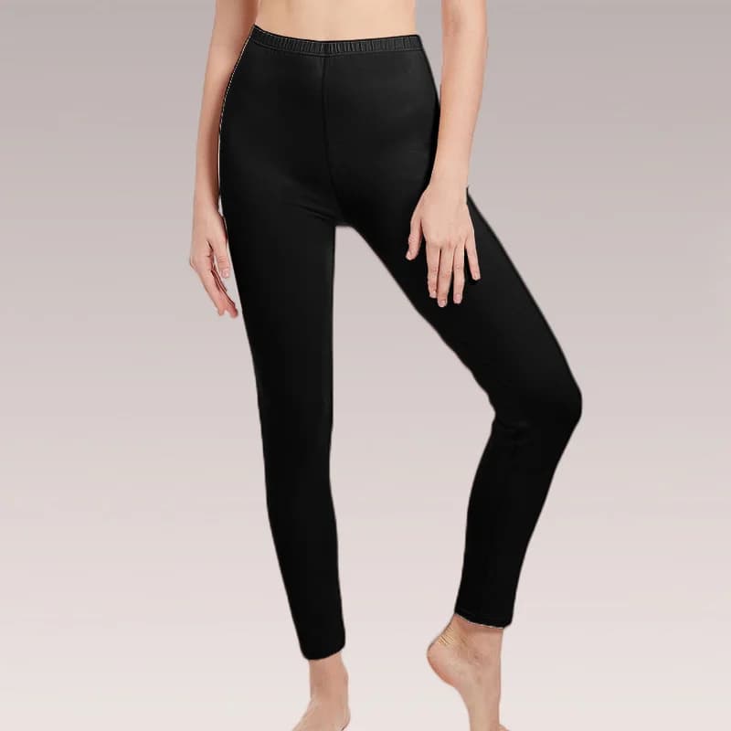 Pantaloni termici autunnali e invernali caldi da donna Mutande strette da ragazza Pantaloni di cotone Leggings da interno sottili di grandi dimensioni da donna