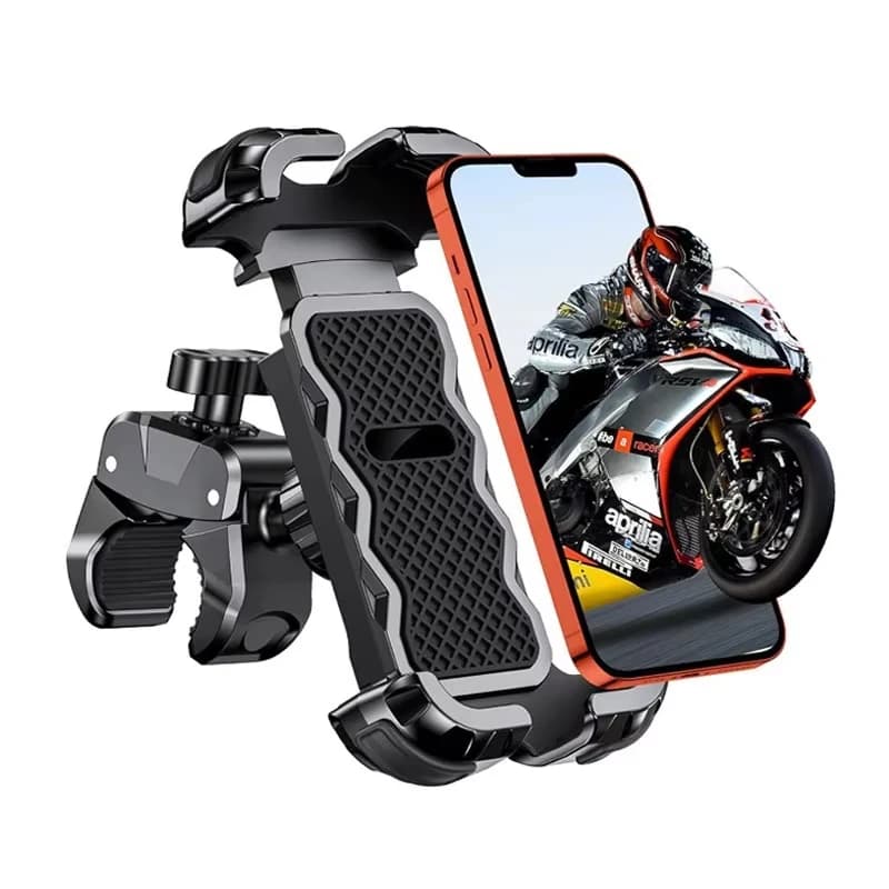 Motorcycle, mountain bike, road bike, stable and adjustable 360° rotatable universal mobile phone standSoporte para Celular