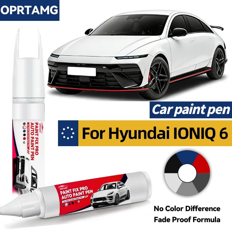 Car paint pen For Hyundai IONIQ 6 auto paint concealer pencil acrylic paints body repair car accessories automotive detailing
