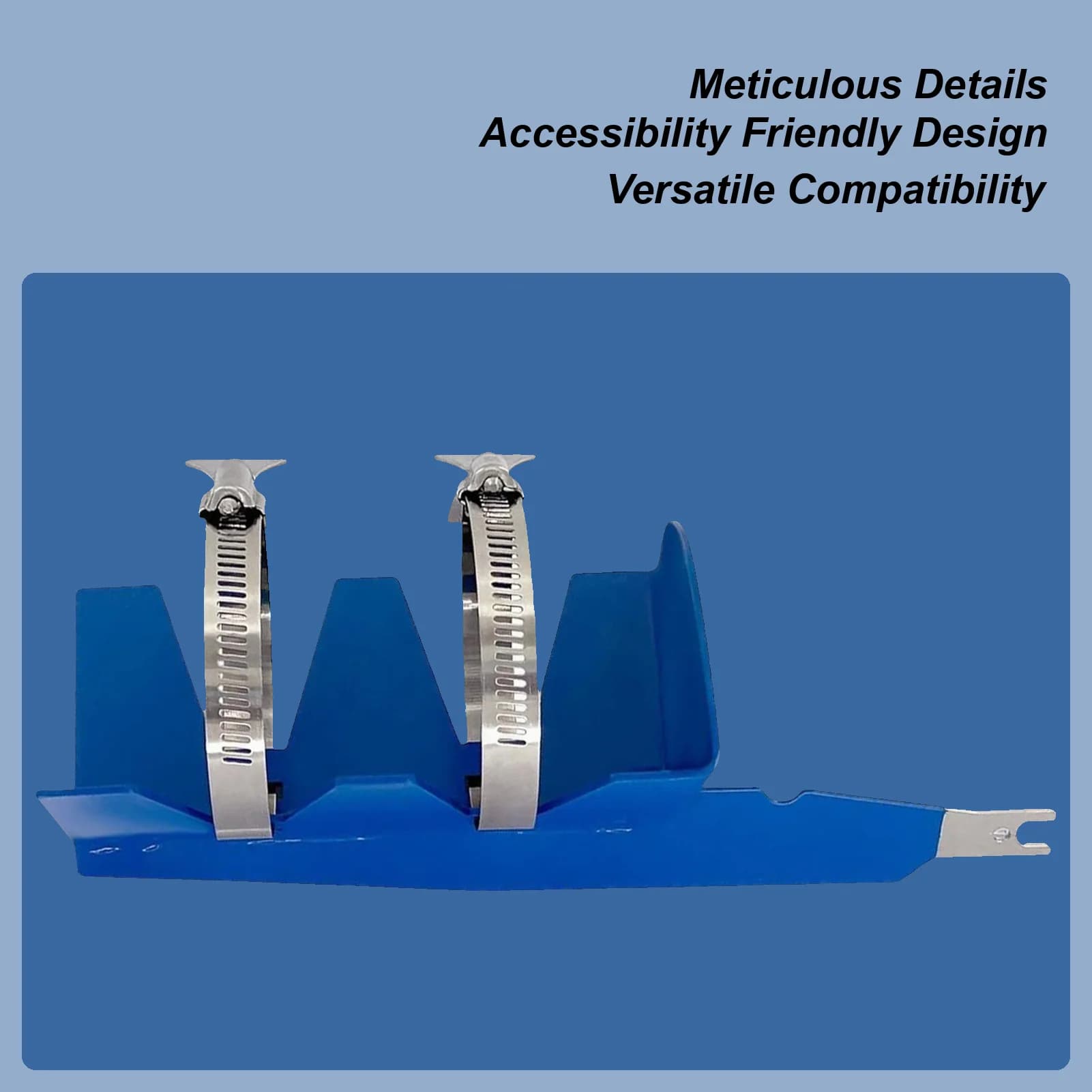 Agitatore per lattine di vernice Forniture da giardino in acciaio inossidabile con cinture doppie fisse Strumento per agitatore di vernice per salse da cocktail scorrevoli all'aperto