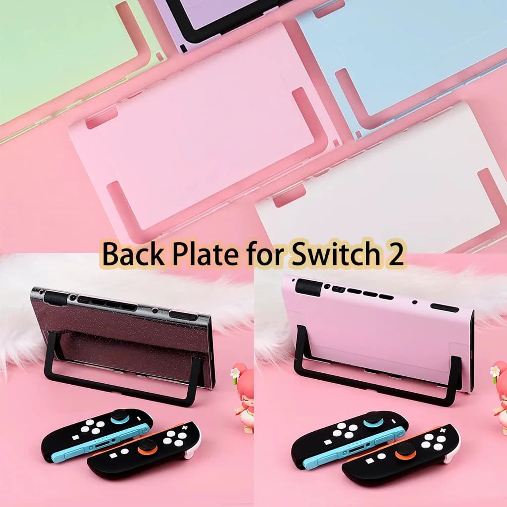 Cover posteriore per console Nintendo Switch 2, guscio protettivo completo in PC con impugnatura per NS2, accessori per Nintendo Switch 2