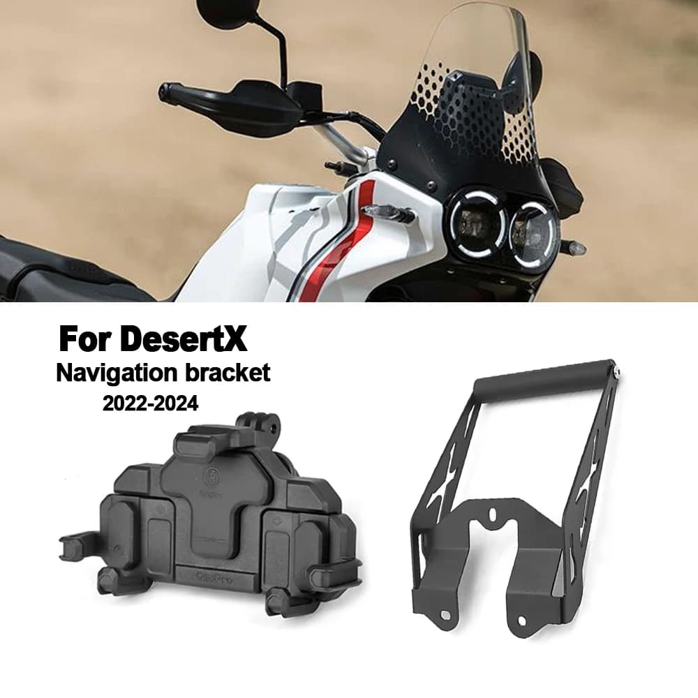 Per Ducati DesertX Desert X 2022 2023 2024 Moto Supporto Del Telefono Del Basamento Piastra di Navigazione GPS staffa Kit di Montaggio Accessori