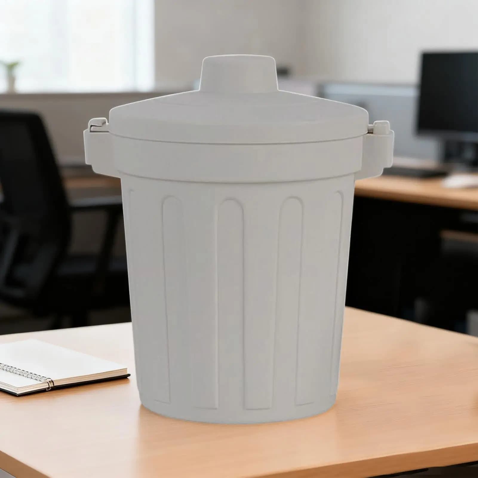 Tiny Trash Can For Desk Waste Bin Basket With Lid Bathroom Desktop Trash Can For Bathroom Kitchen Bedroom Offices Dorm Room Car