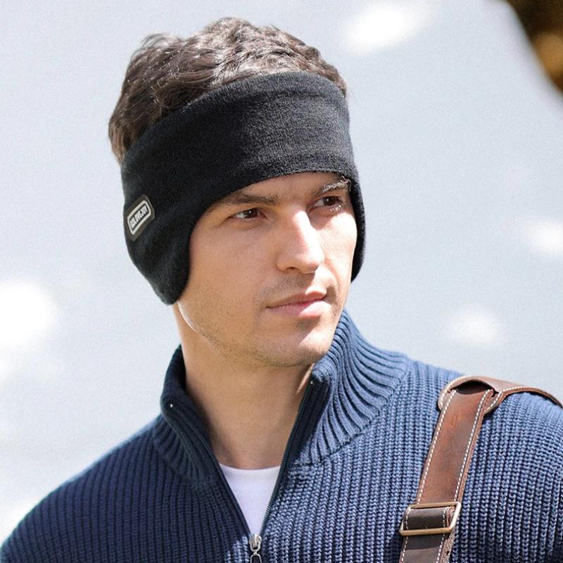 Winter Covers Warm Antifreds in Plush Knit, Covers Unisex Thermal Earrings for Cycling, Skiing, Open Race
