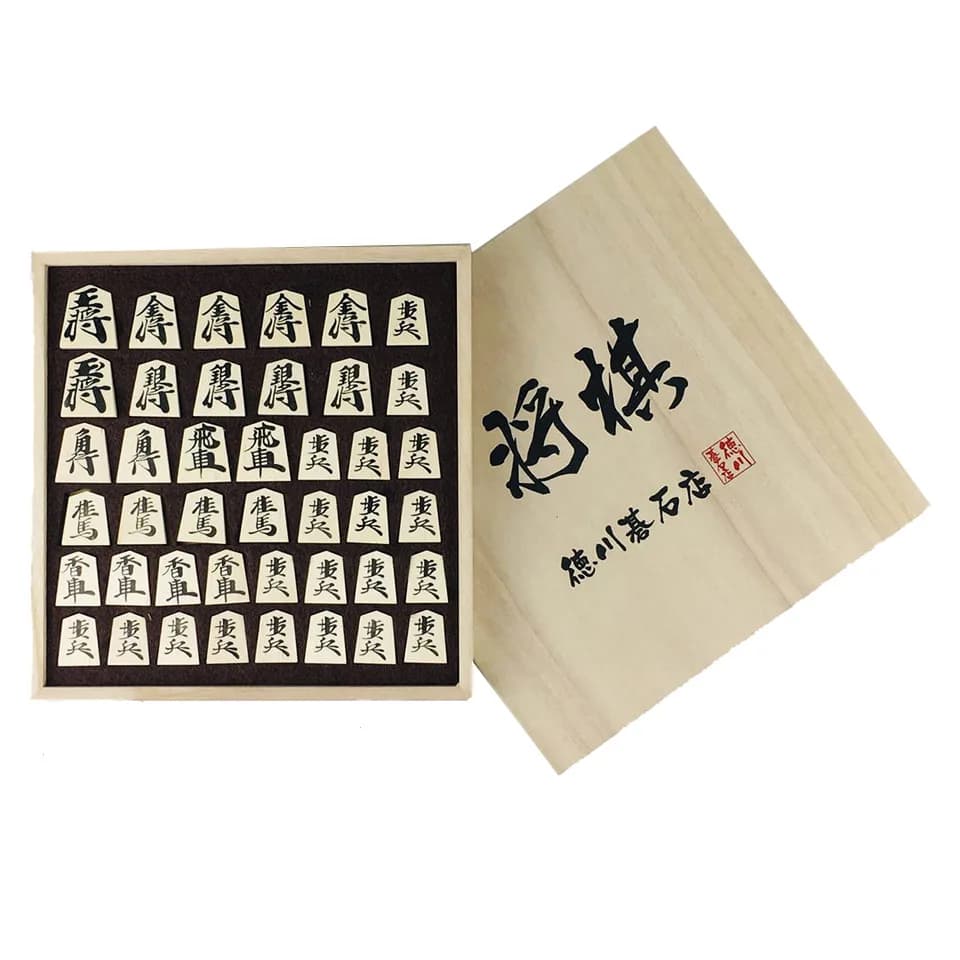 Shogi giapponese in legno di lusso, gioco di scacchi da 40 pezzi/set, set di scacchi Sho-gi, gioco da tavolo per famiglie, set di scacchi Shogi in legno