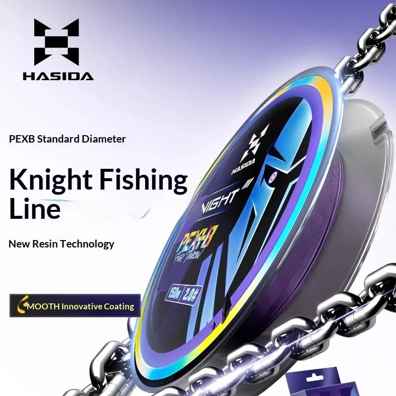 HISTAR Knight 8 Strands PE Line Ultra Liscia Long Ride for Lure Bass Ultralight Fishing Main Line