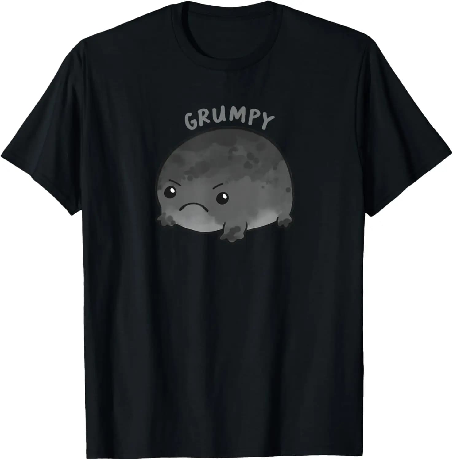 Black Rain Frog, Cute Grumpy Frog T-Shirt
