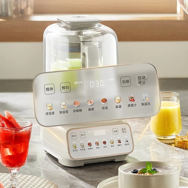 Nuovo Frullatore Silenzioso per Casa con Copertura Insonorizzante, Ideale per Dormire, Macchina Automatica per Latte di Soia e Spremiagrumi