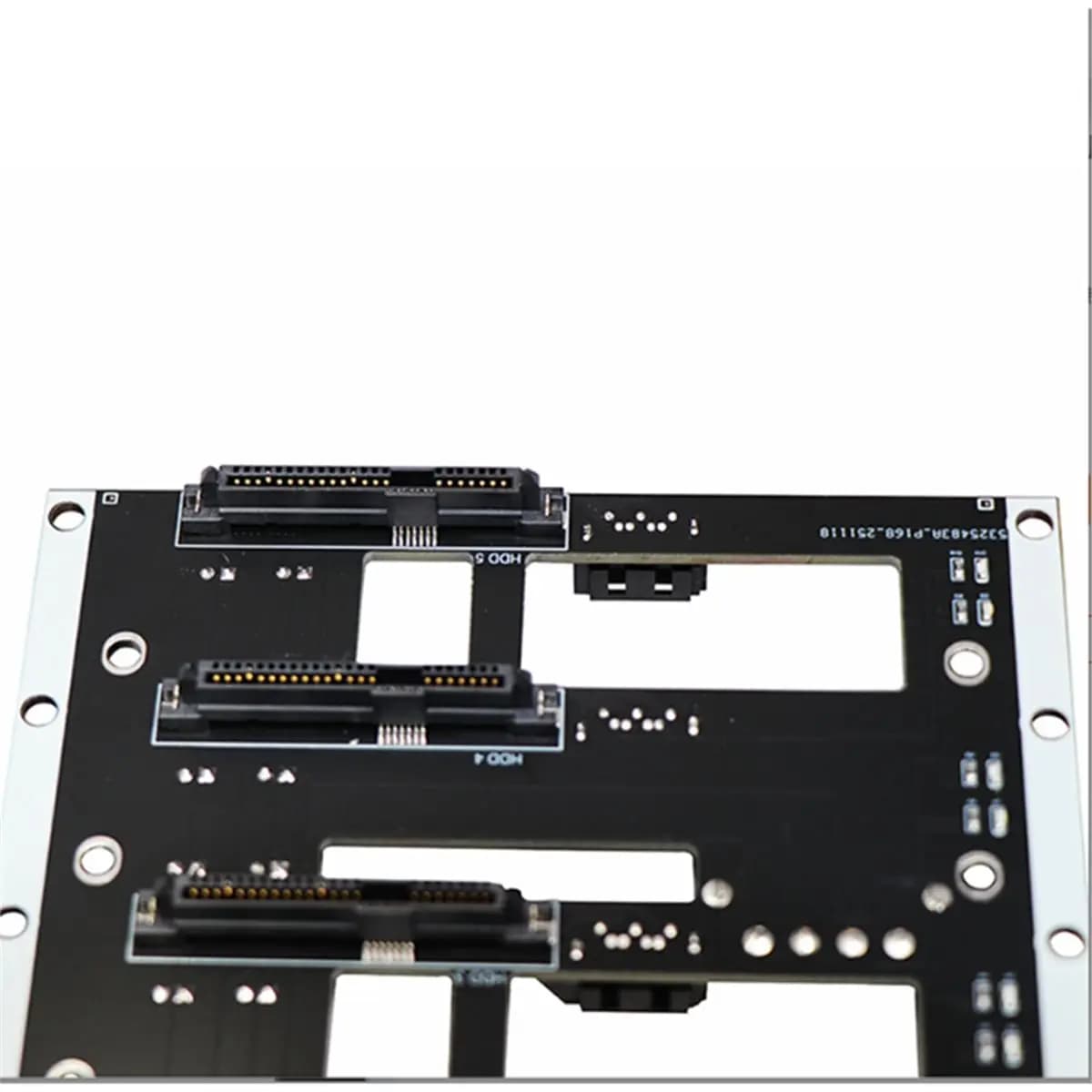 Alimentatore Angolare 4D Grande a Cinque Bay per Backplane Hard Drive, Adattatore Chassis NAS, Backplane Server di Archiviazione 6Gbps