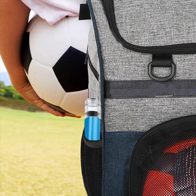 A51Q-Pompa d'aria manuale portatile per gonfiabili 2 pezzi Pompe a sfera per calcio Basket Pallavolo Calcio Piscina Galleggianti Pneumatico per bici