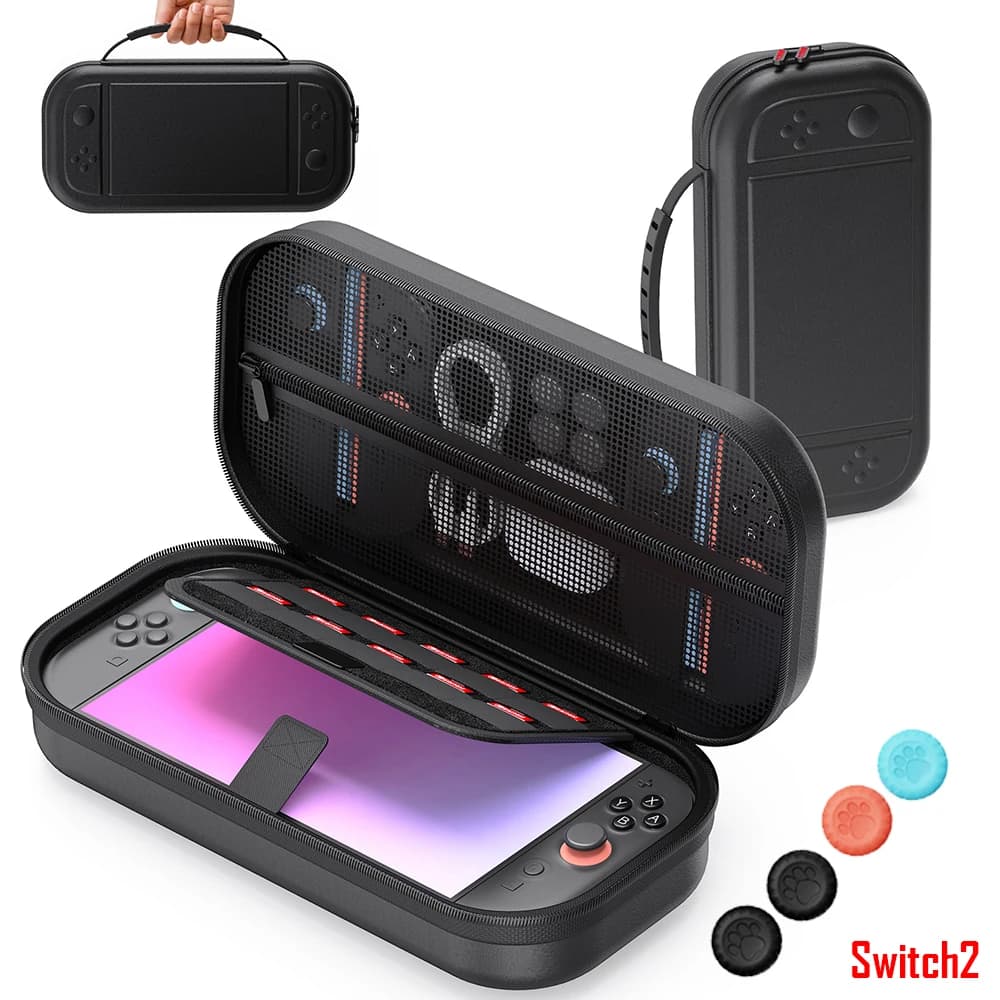 Nuova custodia da trasporto grande per console Switch 2 Custodia protettiva rigida da viaggio portatile per accessori di gioco NS Switch2