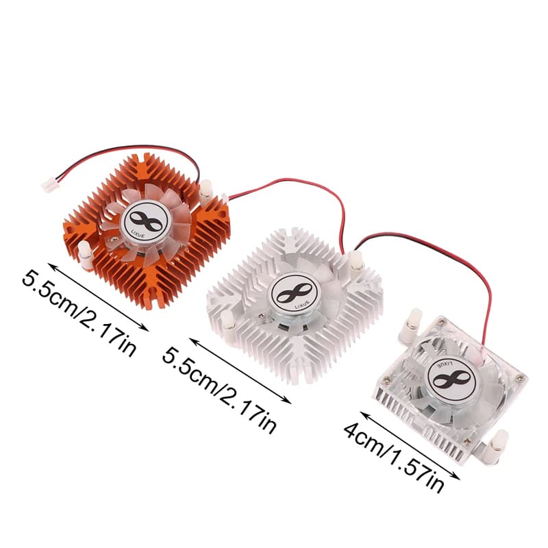 ✰ ✪ Ventola di Raffreddamento per Scheda Video VGA CPU PC Laptop 12V 55mm con Dissipatore a Sfera - Accessori per Schede Grafiche