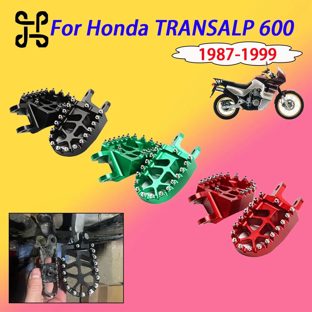 Per Honda Transalp 600 XL600V XL600 XL 600V 600 V 1987-1999 Accessori Moto Poggiapiedi Pedane Pedane Resto Pedale Parti
